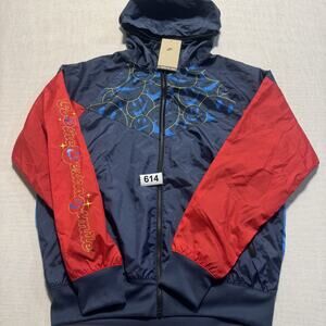 Nike Men Large Windrunner Jacket Go The Extra Smile New Navy Blue Sz S Brand New